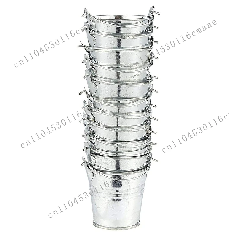 Brand New 20 Mini Buckets, Portable Flower Pots, Vases, Cute Candy Boxes for Wedding Home Decoration