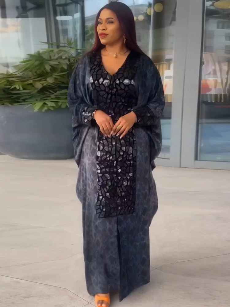 African Dresses For Women Vetement Femme Dashiki Abaya Maxi Dress Africa Clothes Dashiki Ankara Dresses 2024 Spring Autumn New