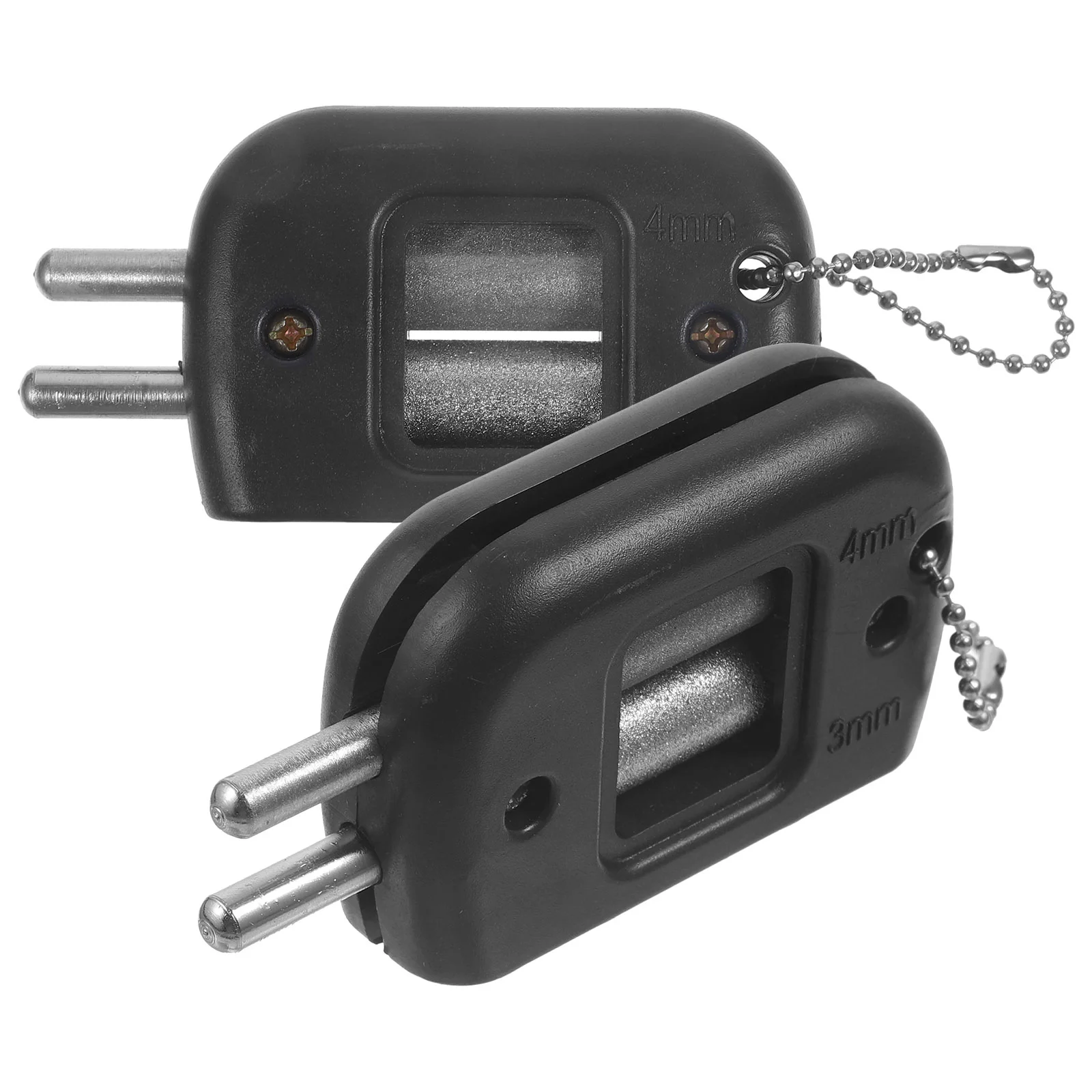 2 Pcs Skate Sharpener Small Blades Tool Portable Grindstone Skating Sharpening Knife Professional Shoes Conditioner