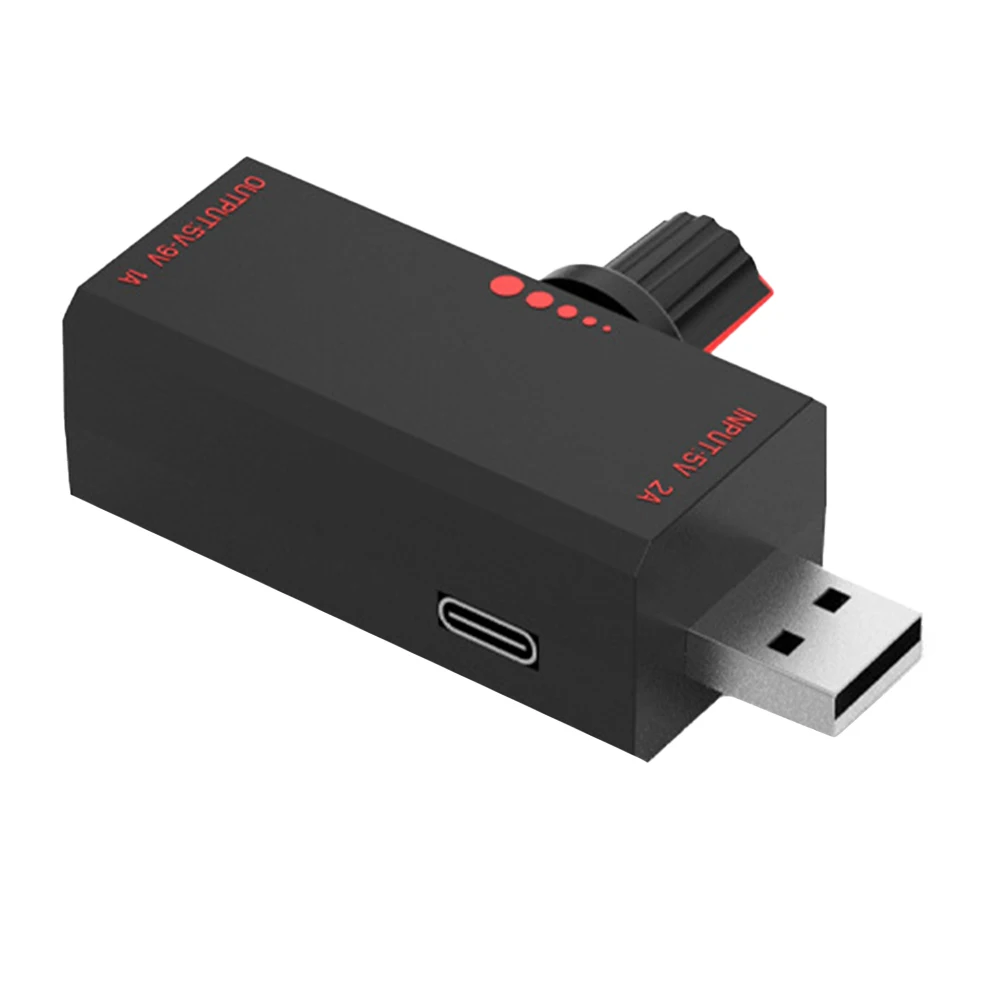 DC5V 2A Fan Speed Controller with Switch Dual USB Output 5W for Laptop Cooling and Adjustable Fan Speed Control