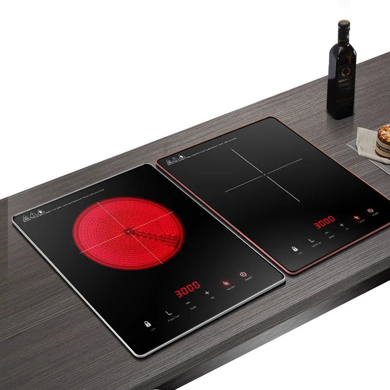 Embedded Induction Cooker Ceramic Cooker High Power 3000W Desktop Induction Cooker