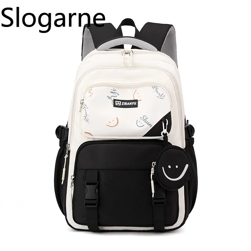Brand New Students Schoolbag Girls Large Capacity Backpack Children Ziranyu High Quality School Bags Women Bags Travel Packpacks