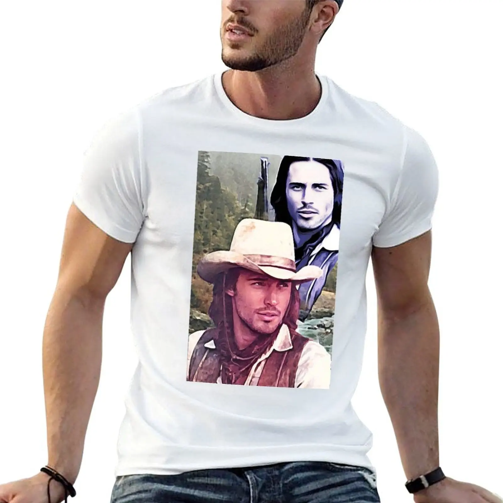 

LUKE MACAHAN/ HOW THE WEST WAS WON T-Shirt man tshirt t shirt for man man t shirt graphic T-shirt