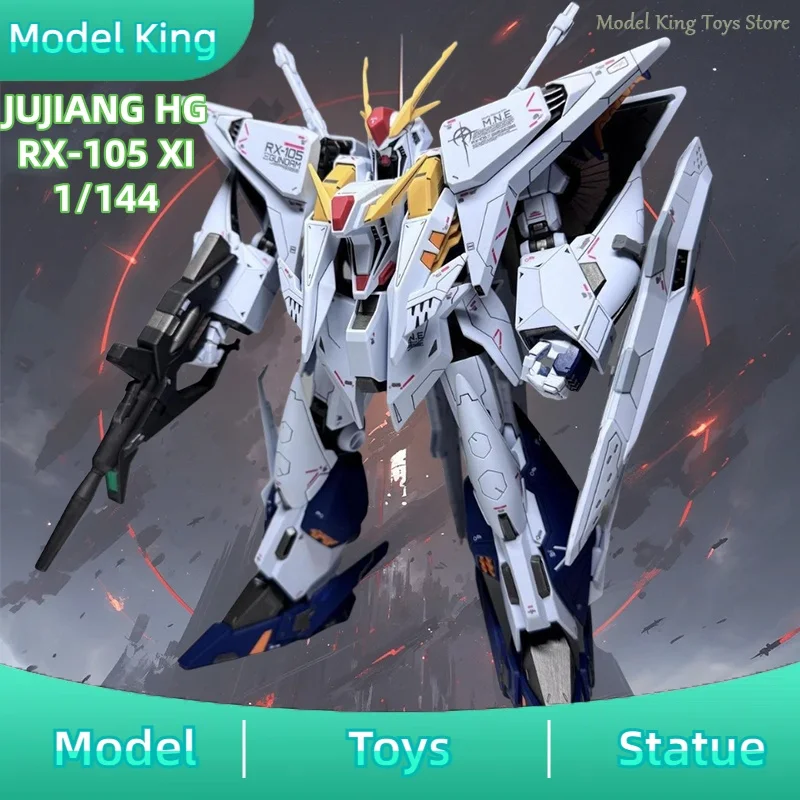 

New JUJIANG HG RX-105 XI 1/144 Assembly Model Kit Action Figures Robot Toy for Hobby Kids Collection Plastic Model Toys Gifts