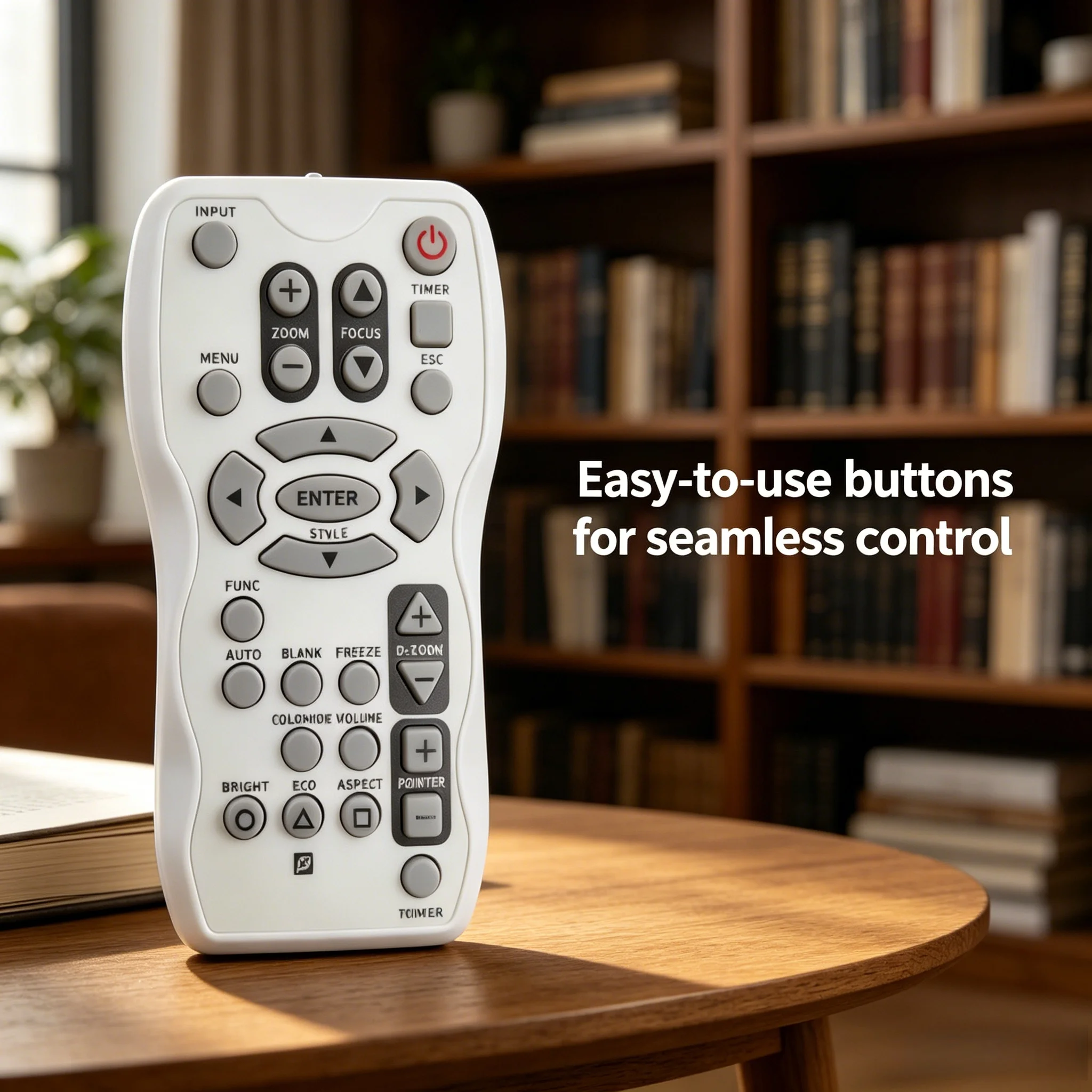 YT-130 Portable Projector Remote Controller Easy Operate for Casio Slim Series Office Home Projector