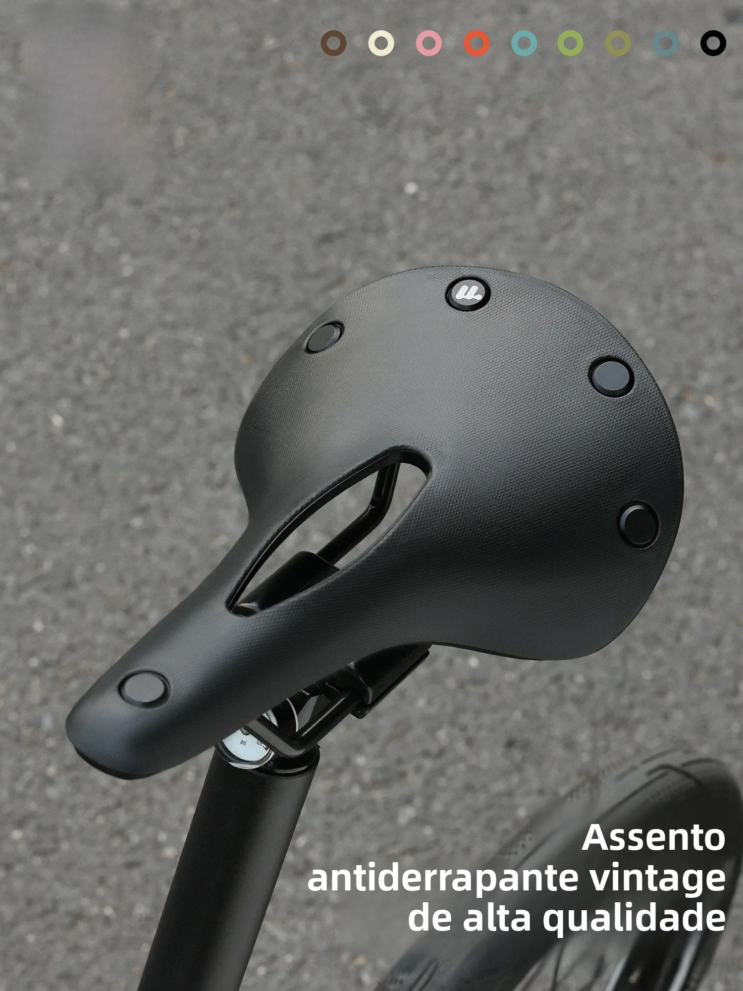 west-biking-ヴィンテージ自転車シートクッション-滑り止めカーボンファイバー中空ロードバイク-マウンテンバイク-折りたたみ自転車-小型ホイールサドル
