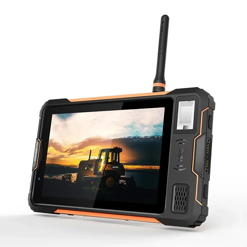 MTK 6763 CPU Aoro P9000 Tablet Industrial DMR Walkie Talkie NFC SOS Custom Tablet 1920*1200 Waterproof Ip68 Rugged Tablet