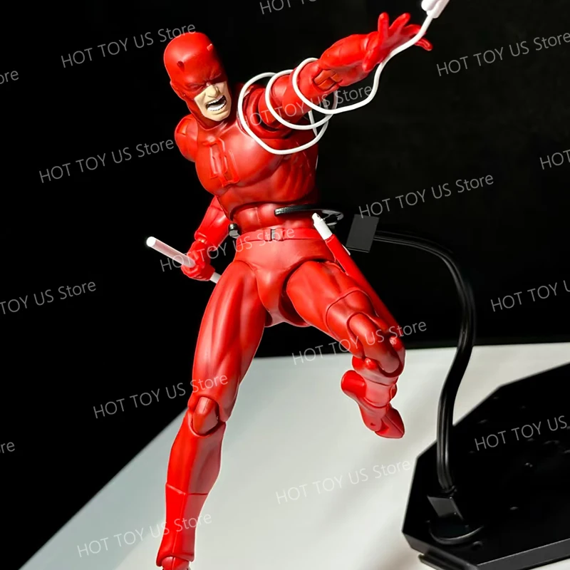 100% Original Ct Toys Daredevil Mafex 223 Comic Version Figure SHF Anime Action Figurine Statue Model Custom Gifts Kids Toys image 4