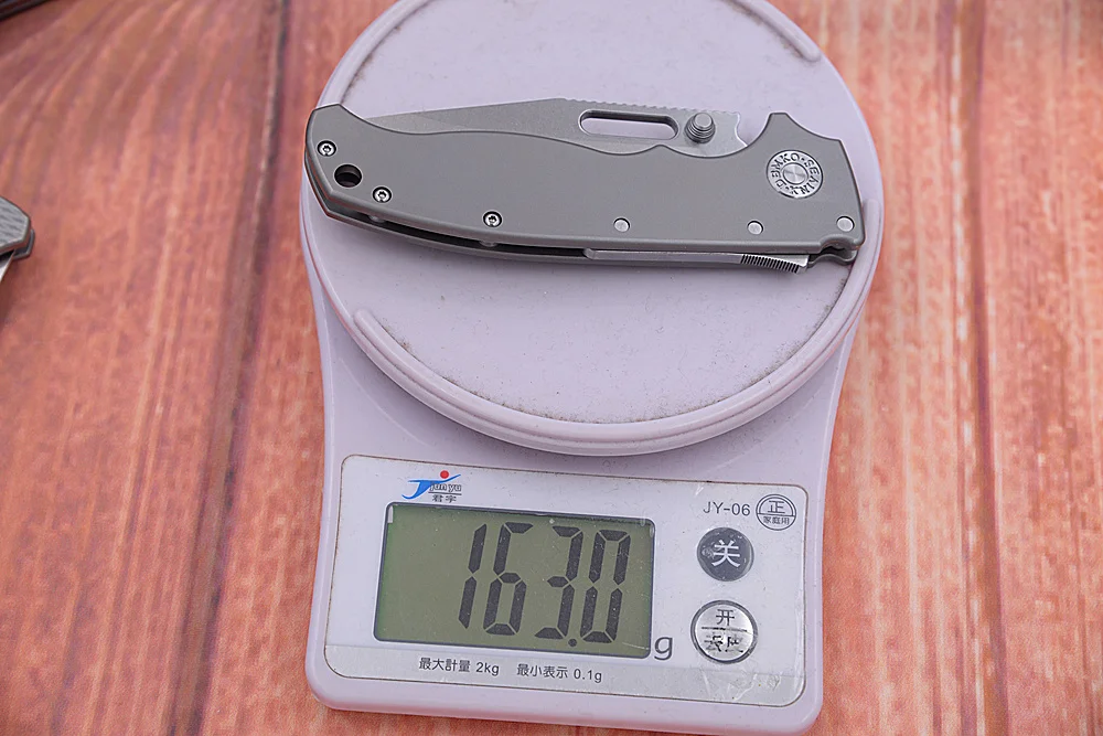 JUFULE Newest Big Ad20 Shark Ceramic Bearing Titanium Handle Mark 3V Logo Camping EDC Tool Kitchen Dinner Hike Utility Knife view 6