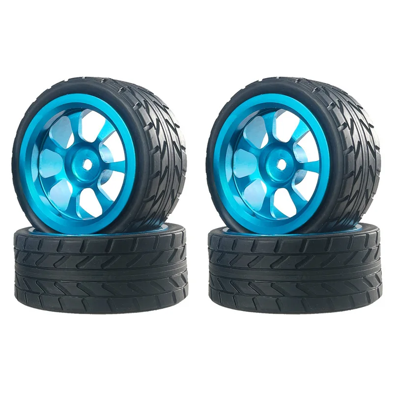 Mjx Hyper Go 1/14 14301 14302 14303 RCカー改造・アップグレード用メタルホイール＆タイヤスペアパーツDIYカラーチェンジ