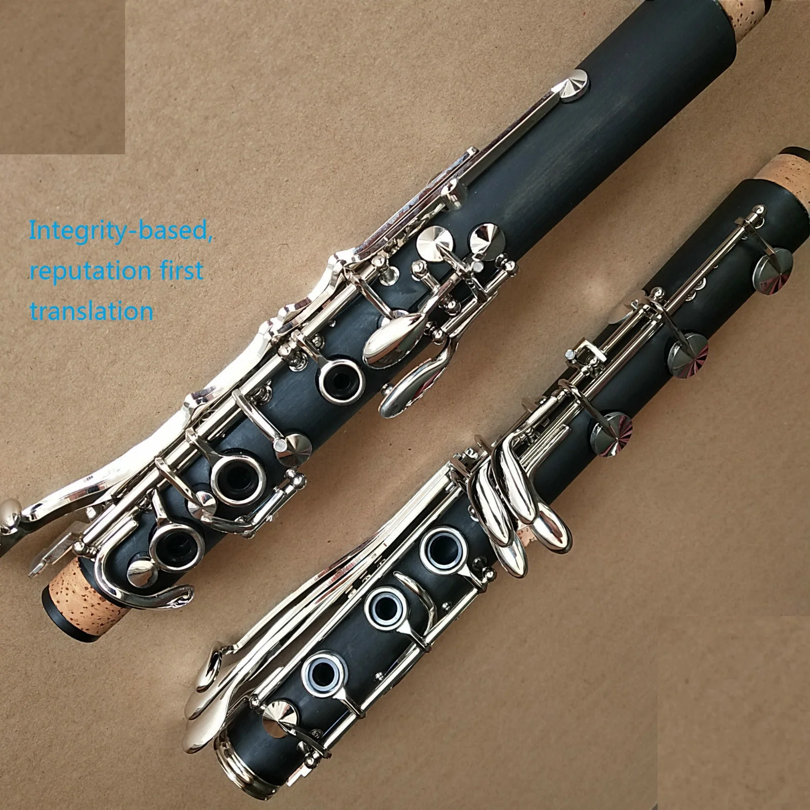 French Clarinet with Case, G Key, Hard Rubber, Good Material and Sound