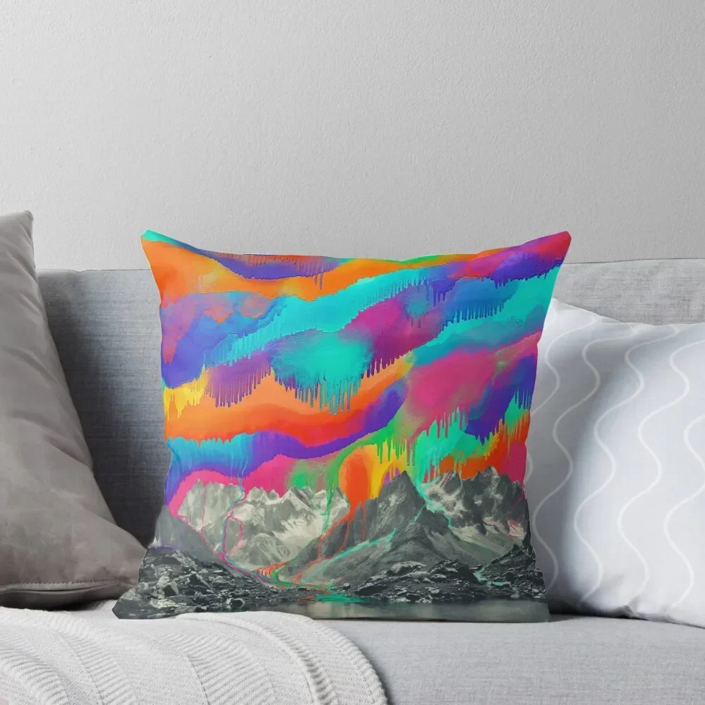 

Skyfall, Melting Northern Lights Throw Pillow Christmas Pillow Cushions Home Decor Pillow Case