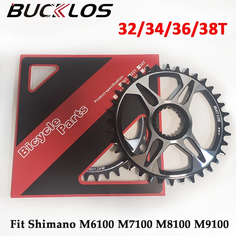 BUCKLOS 12s Chainring Bike Offset 3mm Chainwheel Direct Mount 7075AL 32T 34T 36T 38T Bicycle Chain Ring for SHIMANO Crankset