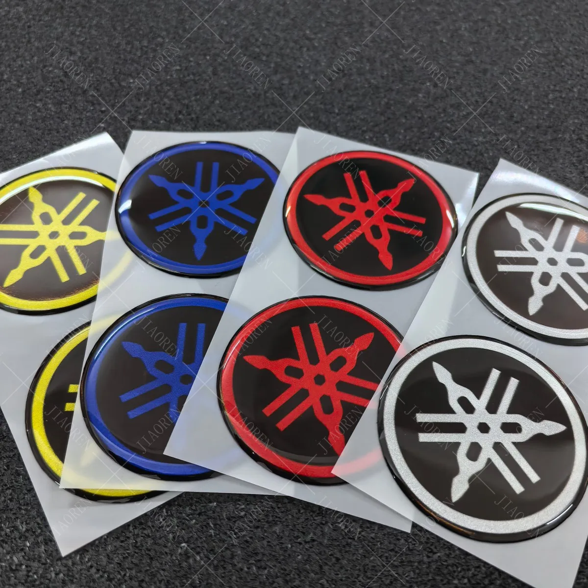 جل ثلاثي الأبعاد لملصقات ياماها شعار خوذة خزان الدراجة النارية شعار مائي #2