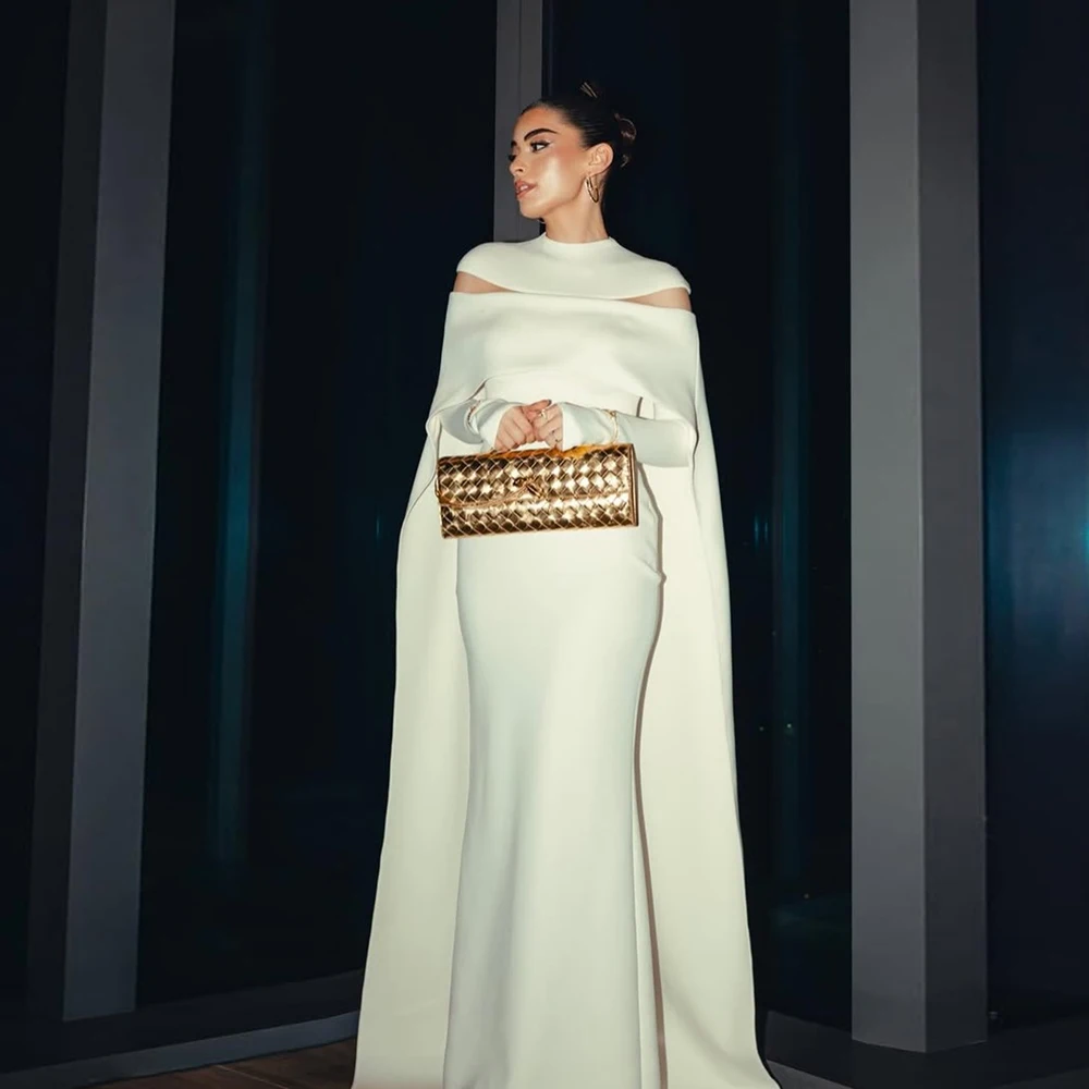 

Customized Cut Out Evening Dresses 2026 for Women Cap Sleeves Luxury Party Dress Dubai Arabic Prom Long Gowns Elegant Bespoke