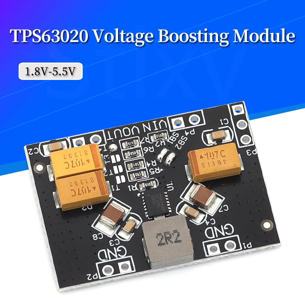 TPS63020 Boost and Buck Power Module 2.5V 3.3V 4.2V 5V Automatic Boost and Buck Module TPS63020 Power Module