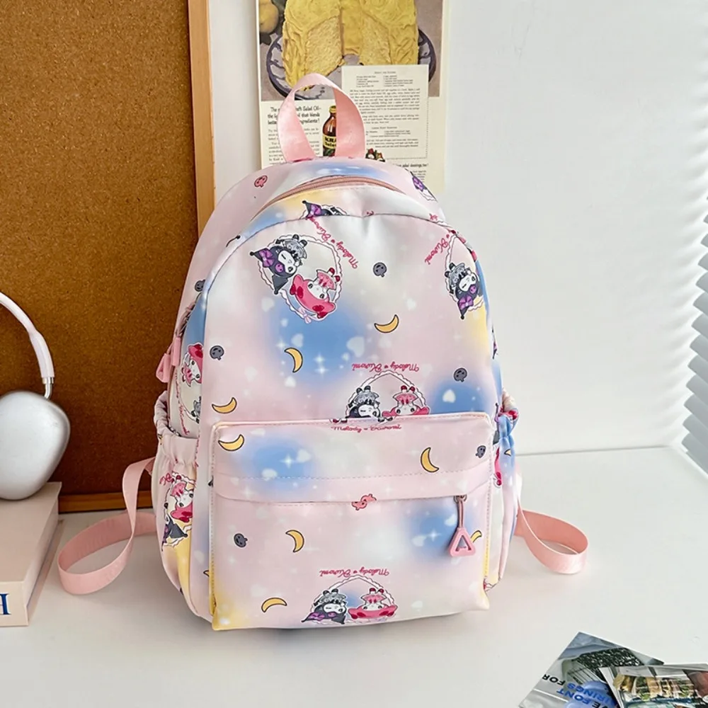 

Cartoon Kulomi backpack printed nylon casual backpack trend junior high school and elementary school campus backpack