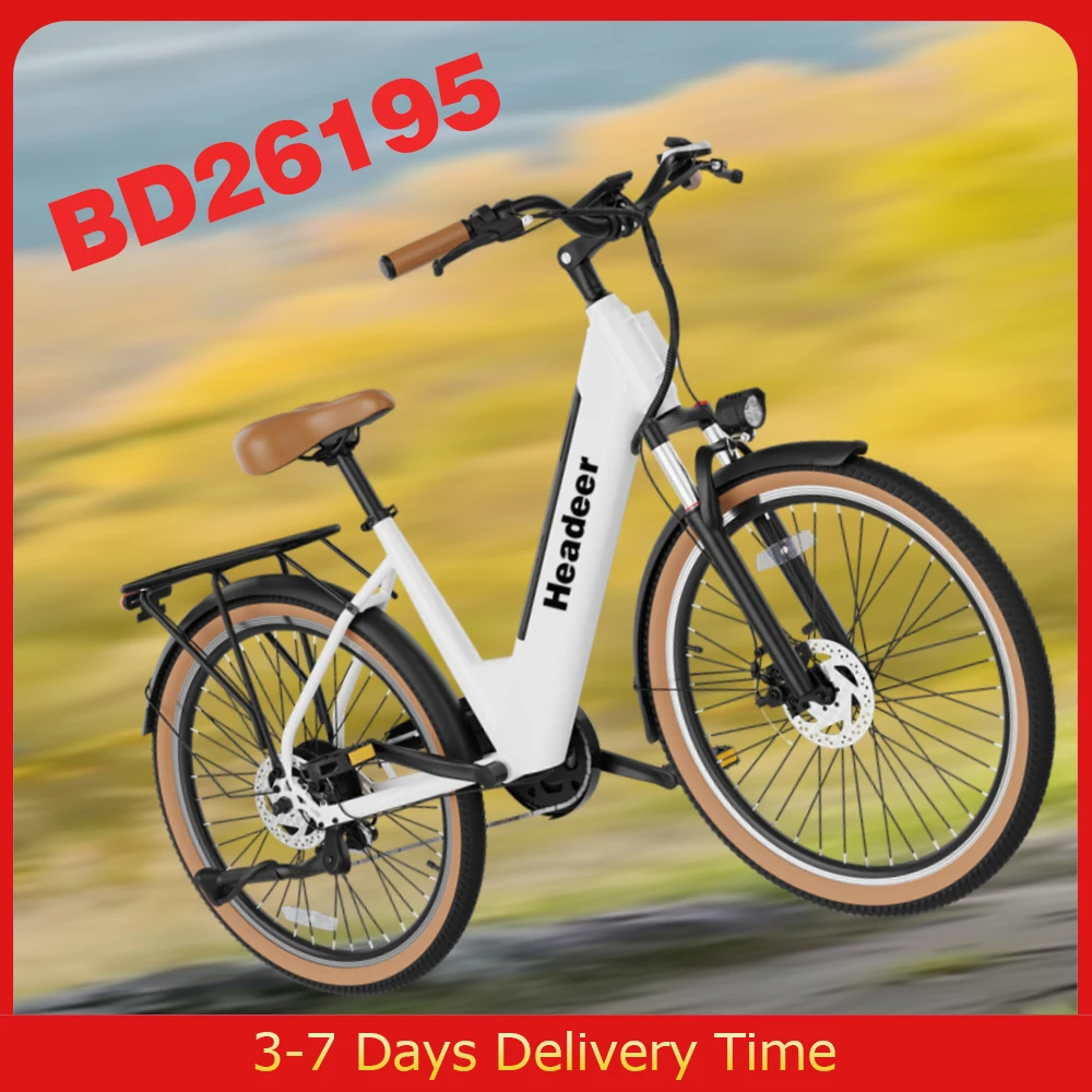 HEADEER BD26195 Elektrofahrrad 350W Bürstenloser Motor 48V11.5AH Lithium-Akku Erwachsenen-Elektrofahrrad 26 Zoll Reifen City-E-Bike – Detail 7