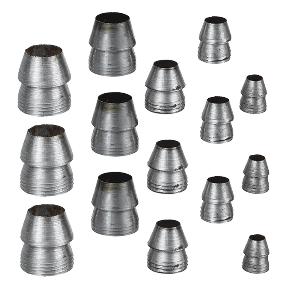 

15pcs Ax Tool Hammer Handle Support Wedge Nail Axe Kit Durable Metal Reinforcement Farm Tool Hardware Round