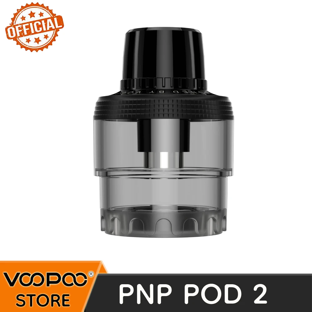 Official VOOPOO PnP Pod 2 II Empty Cartridge 4.5ml For VooPoo Drag H80s/Drag E60 Kit (without Coil) Compatible with All PnP Coil