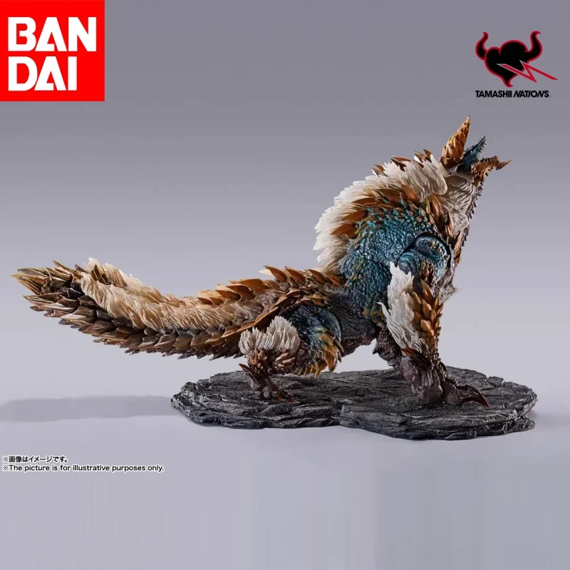 

Оригинальная фигурка Bandai SHMonsterArts Shm Monster Hunter Rise Zinogre Anime Rajahn, новая, в коробке, подарок