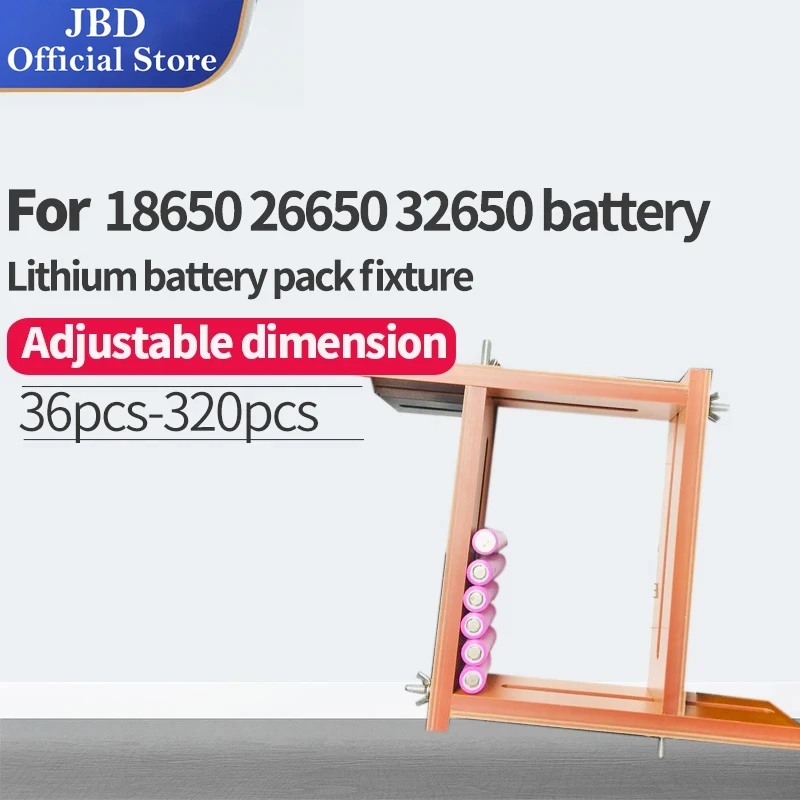 

Fixture18650 Battery Fixture Frame Battery Pack Spot Welder Universal Fixture 21700 Lithium Battery Welding Fixture Adjustable