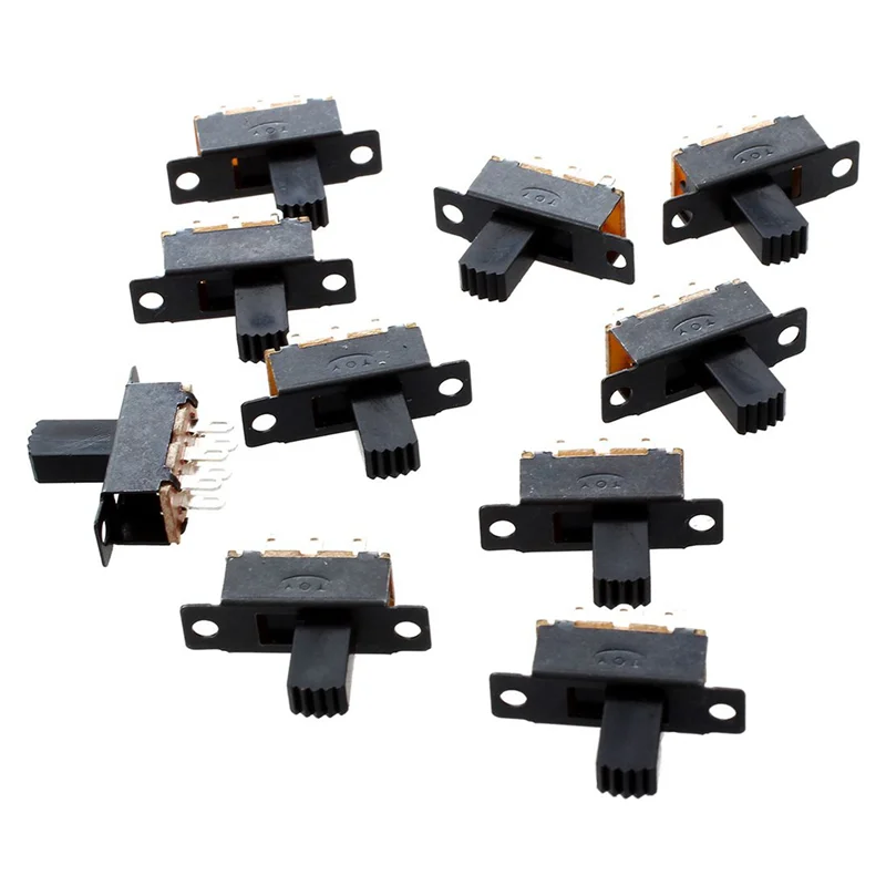 30 Pcs 6 Pinos 2 Posições DPDT On/On Mini Interruptor Deslizante
