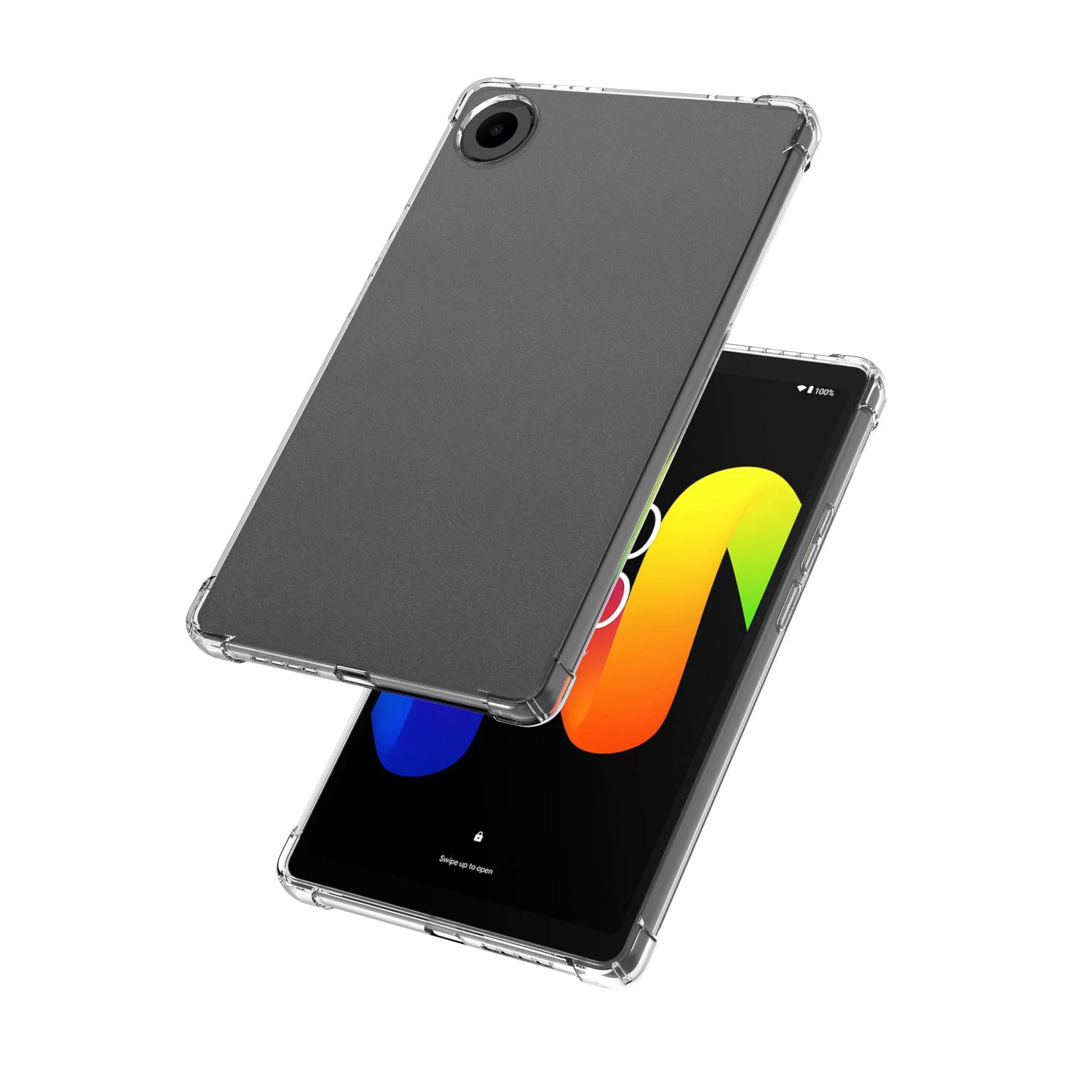

Anti-Fall TPU Case for TCL TAB 8 Gen 2 8.7" with 4 Corner Airbag Shockproof Protective Cover Transparent