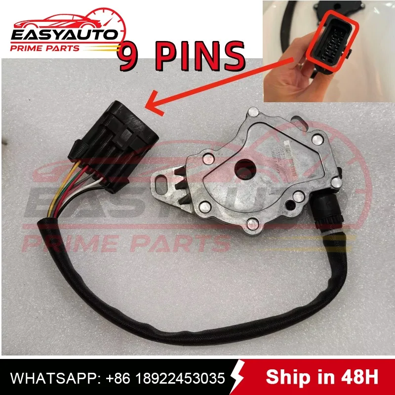 4HP20 ZF4HP20 Automatic Transmission Neutral Switch 9 PINS 0501319925 225747 Suit For Peugeot-407 0501319926 0501-319-925 20HZ32