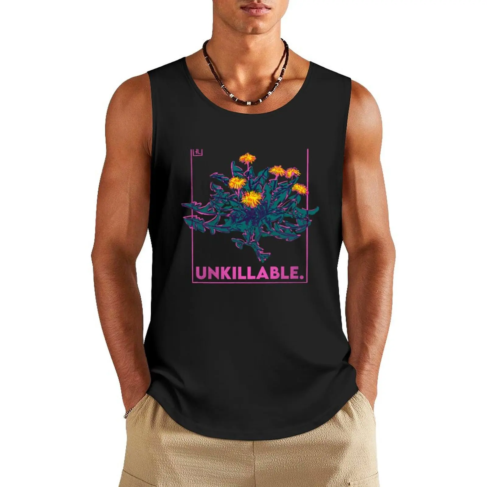 

unkillable Tank Top Man summer clothes Vest
