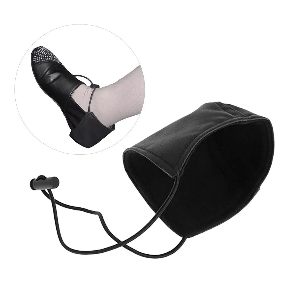 

Wearproof Shoe Heel Protector Black Breathable Antiwear Cover for Flat Shoes Car Mat Protection Reusable Driving Shoe Protector