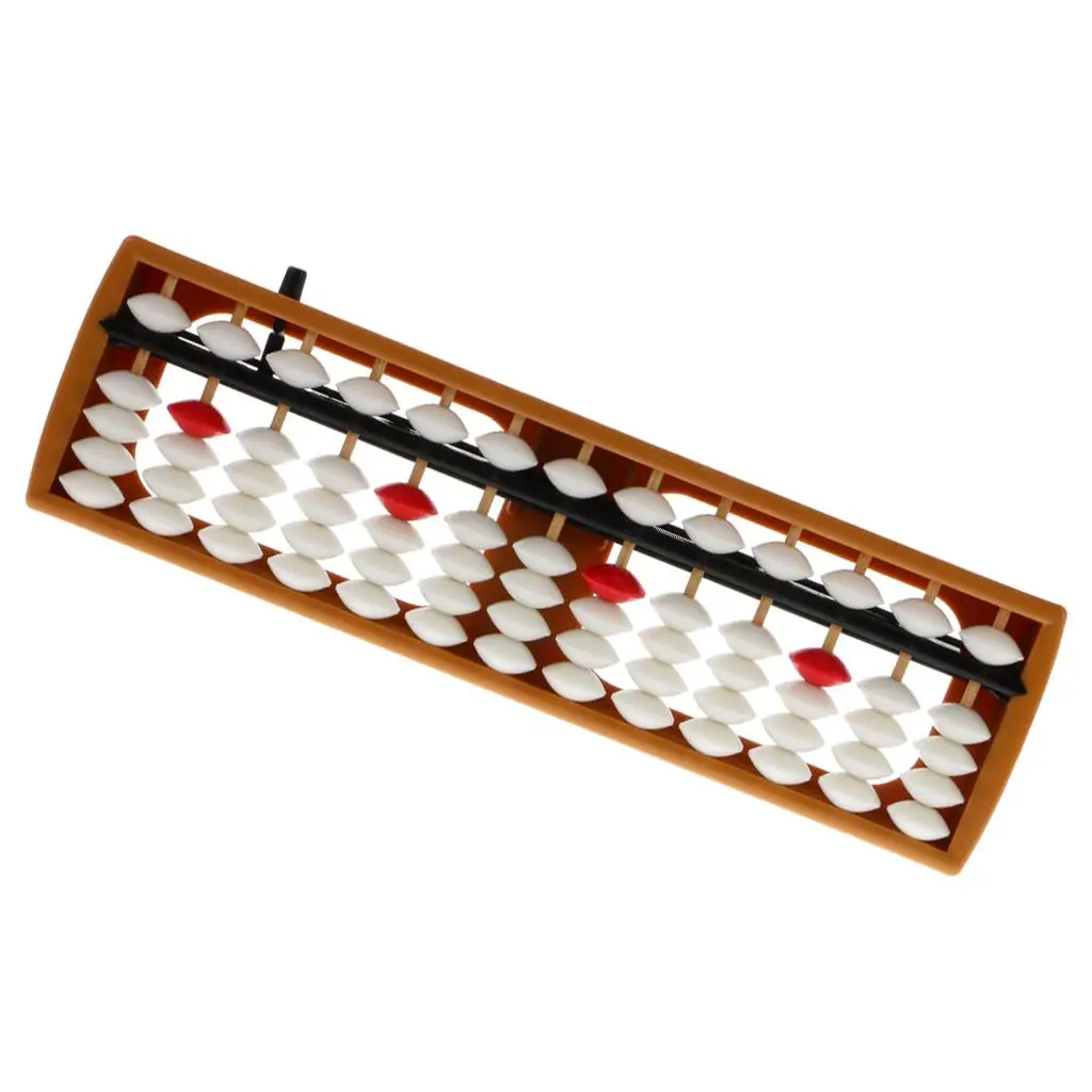 13 Rods Plastic Beads Abacus Soroban Calculating Tool Educational Toy for Kids Children Adult Math Toy 6Colors