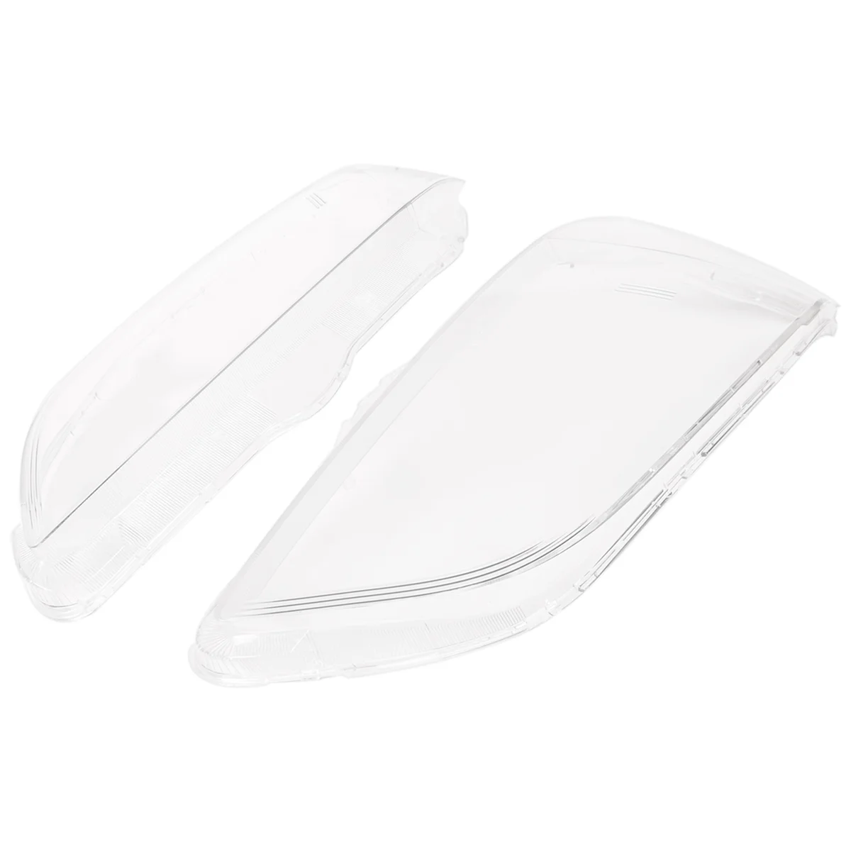 1 Pair Car Left & Right Front Headlight Cover Waterproof Clear Headlight Lens Shell Cover, for 3