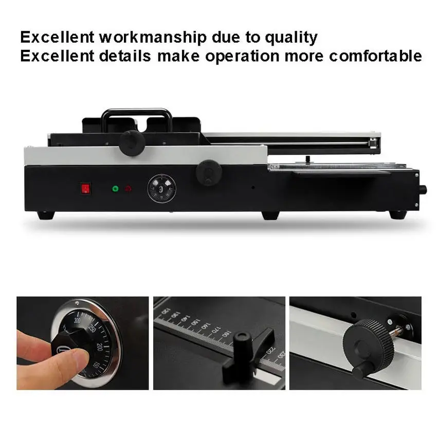 Rilegatrice per libri con copertina rigida Rilegatrice manuale per colla a caldo A4