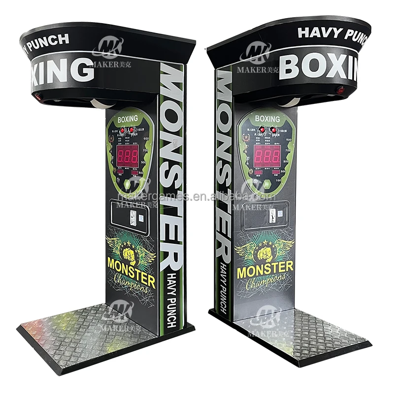 Ultimate Big Punch Boxing Game Machine Electronic Metal Boxing Machine with Digital Printing for Amusement Park Boxing Machine