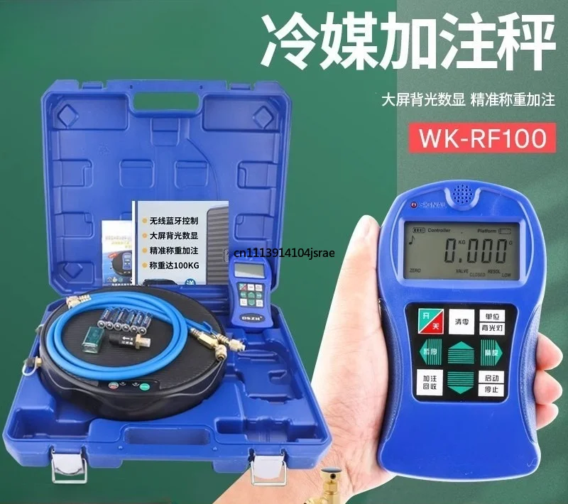 RCS‑7040 Wireless Programmable Refrigerant Charging Scale High Precision Freon Charging Scale HVAC Air‑conditioning Repair Tool