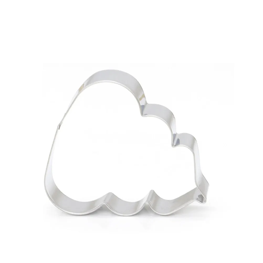 4Pcs Poop Shape Stainless Steel Cookie Cutters Set Reusable Novelty Biscuit Molds for Kids Baking Fondant Chocolate Holiday