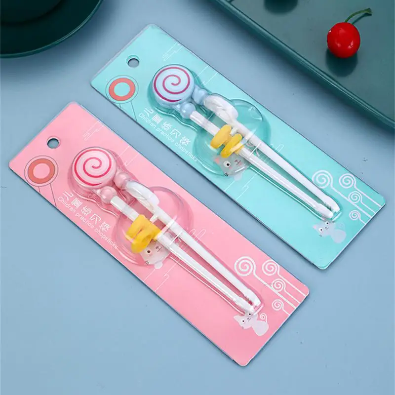 To Correct Safety Can Be Sterilized Food Grade Chopsticks Tableware Comfortable Feeding Utensils Mellow Cartoon Non-slip Child