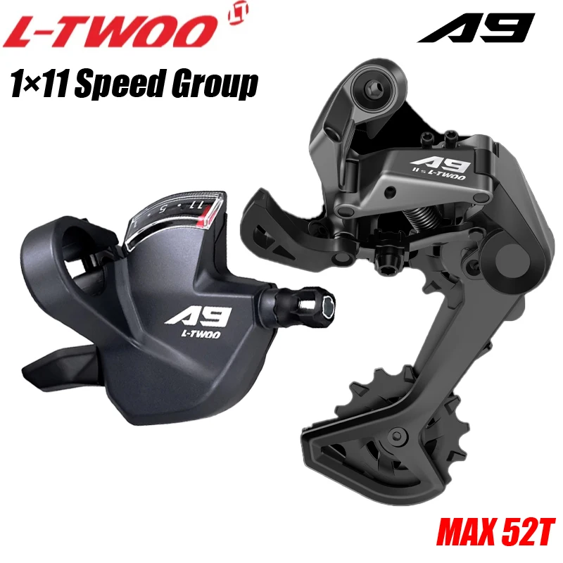 LTWOO A9 1X11 Speed Derailleur Kits 11V Shifter Lever 52T Rear Derailleur Transmission Compatible SHIMANO MTB Bike Bicycle Parts