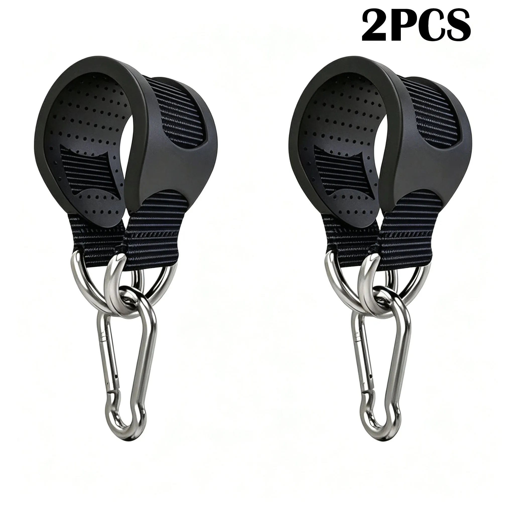 2pcs Multifunctional Anti-Slip Safety Belt Fitness Ring Horizontal Bar Double-Layer Belt Sandbag Swing Connection Belt