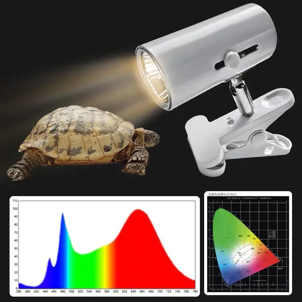 1-10PCS 25/50/75W UVA+UVB Reptile Lamp Bulb Turtle Basking UV Light Bulbs Heating Light Full Spectrum Sunlamp for Amphibians