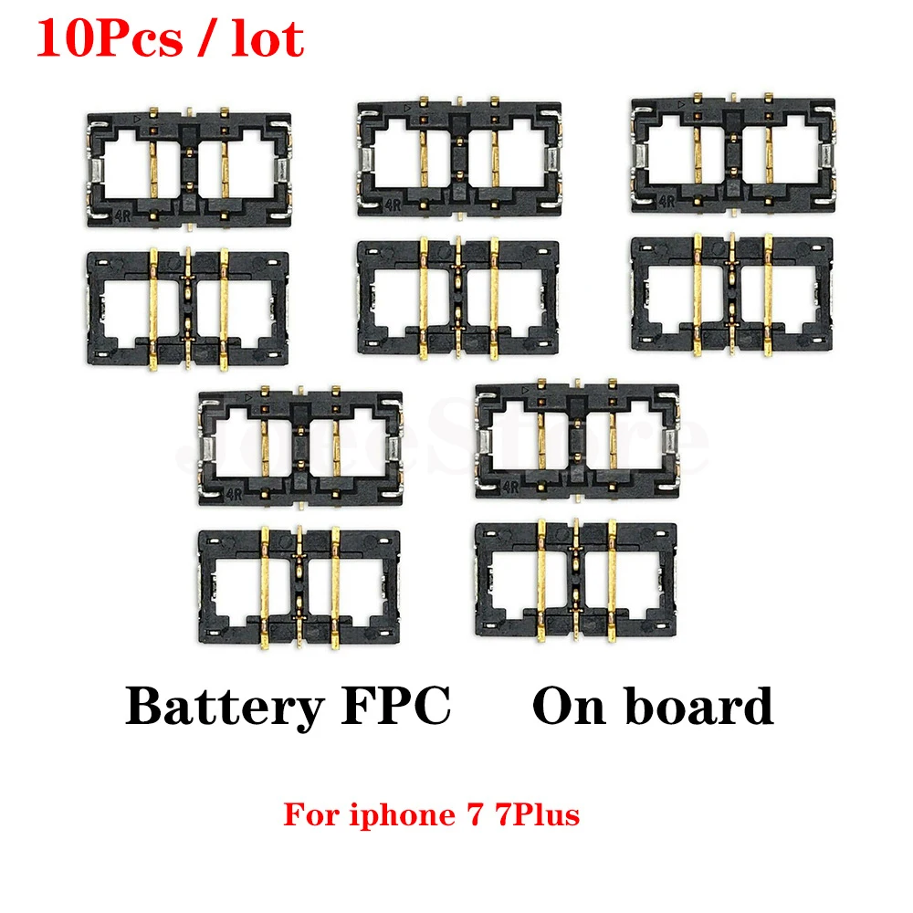 JoeeStore 10pcs Battery FPC Connector For iPhone 6 6S 7 8 Plus X XS XR 11 12 13 Pro Max on Board Clip Plug Flex Cable Parts