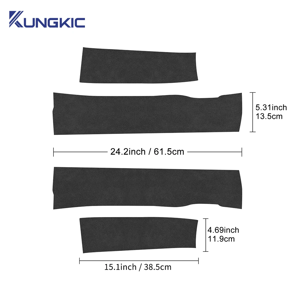 

Car Front Rear Threshold Protection Sticker Accessories Suede For Mazda 3 BP 2019 2020 2021 2022 2023 2024 2025 Mazda3 Axela