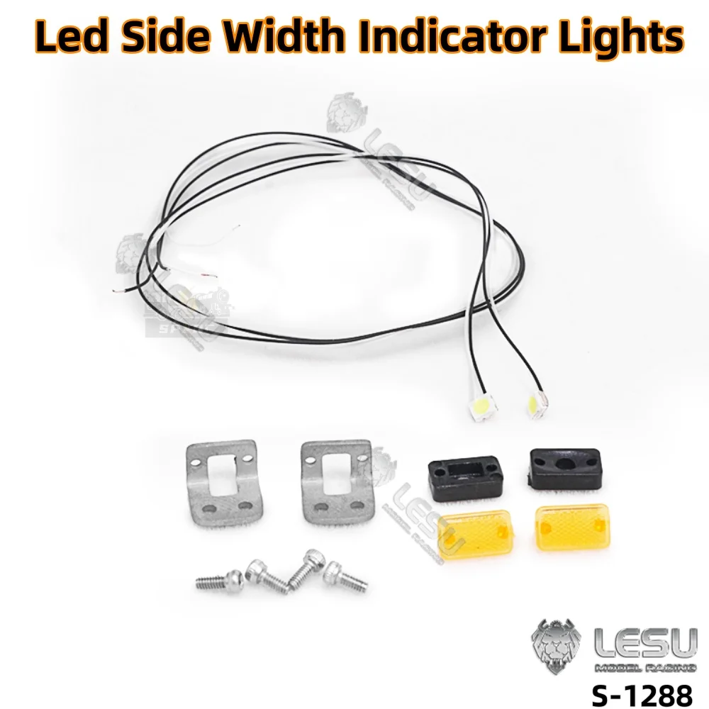 

Боковые индикаторы ширины, габаритная лампа S-1288, универсальная для 1/14 Tamiyay RC, тягача, прицепа, игрушки с дистанционным управлением, автомобили