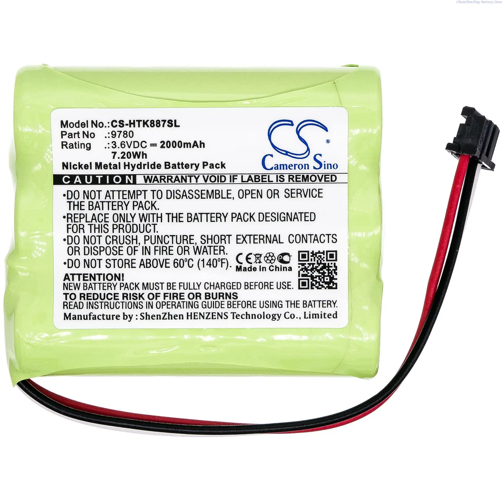 Cameron Sino 2000mAh Battery for Hioki 8870-20, LR8431-20, 8870, MR8870, LR8431-30, LR8432, MR8870-30 + Tool and Gifts