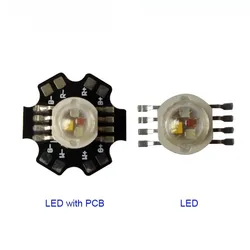 20X Supper bright  12W  RGBW  LED lamp beads 45mil Epileds chip 8 pin  high power RGBW light source