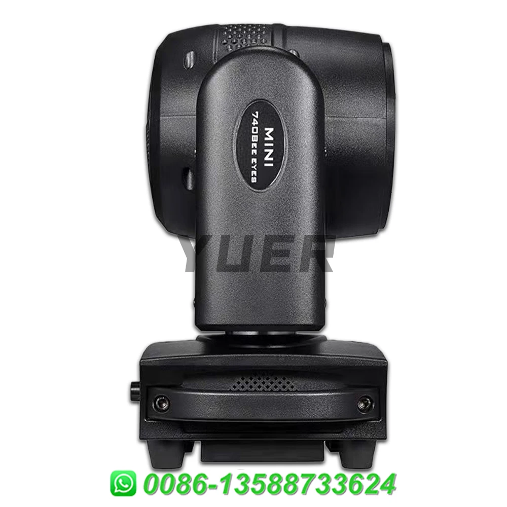 Imagem -03 - Mini Rgbw Moving Head Light Beam Lavagem Zoom Luzes do Palco Cto Dmx512 para dj Disco Wedding Club Bar Efeitos de Palco Lâmpada 7x40w Novo