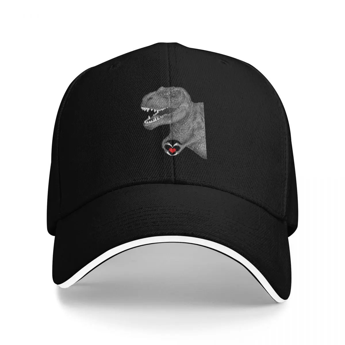 

T-Rex Love Baseball Cap Hat Beach hard hat Beach Bag Funny hats Women's 2025 Men's