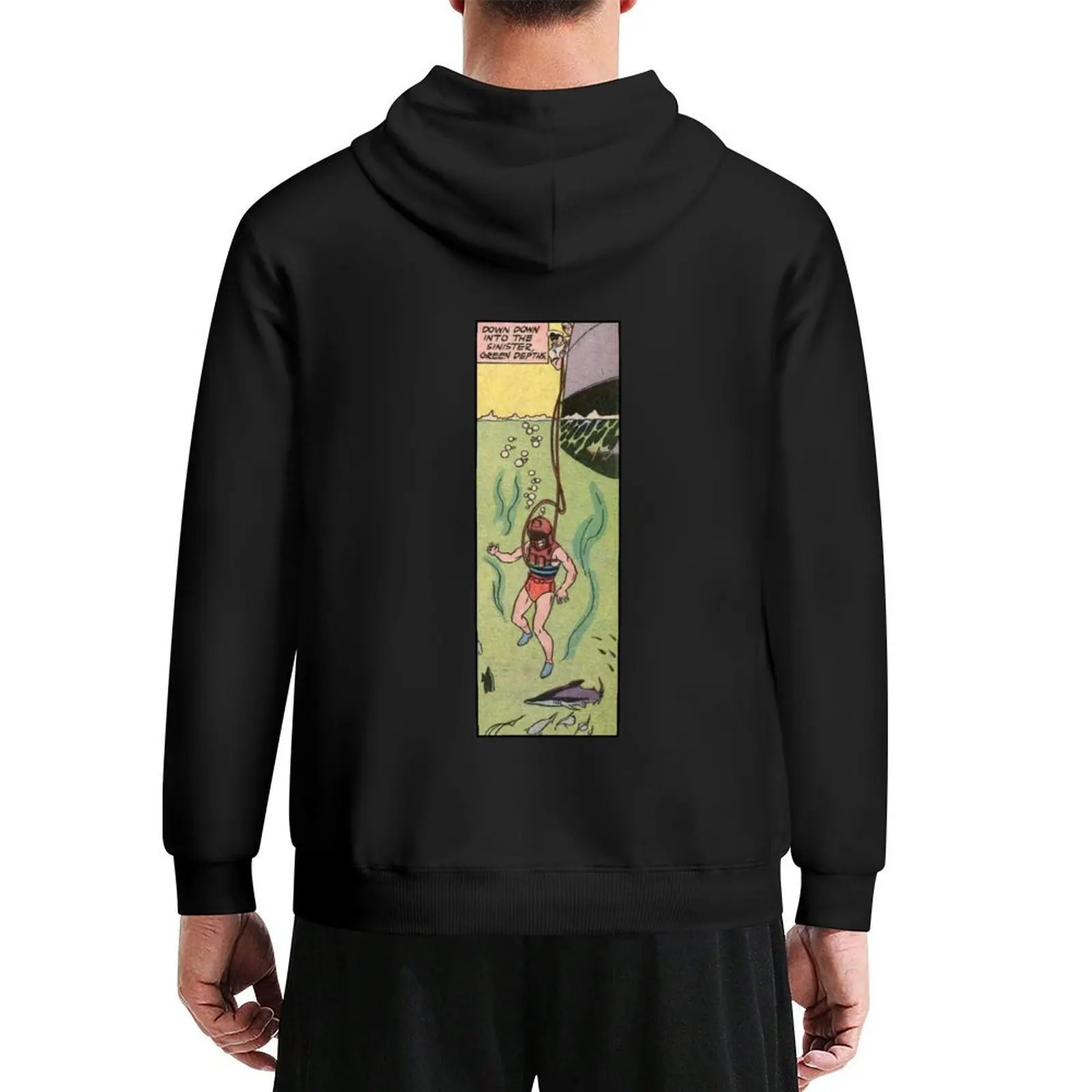 Down Down Into The Sinister Green Depths... Hoodie autumn new products mens designer clothes fashion men tracksuit