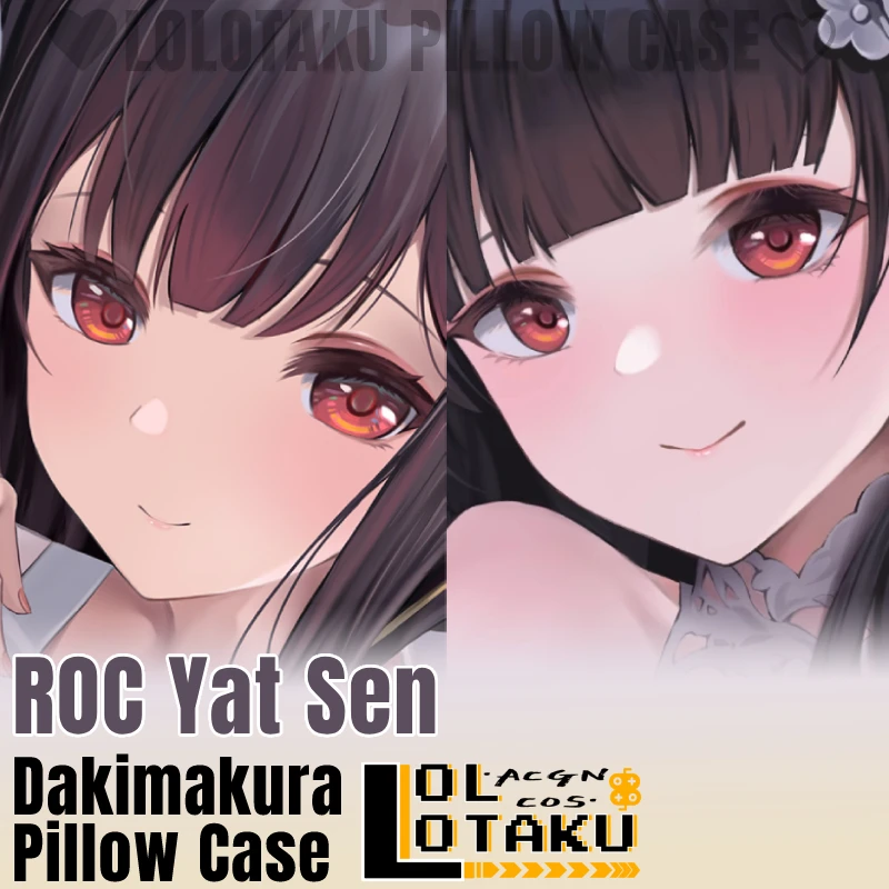 

ROC Yat Sen Dakimakura Azur Lane Game Hugging Pillow Case Full Body Sexy Pillowcase Home Bedding Cushion Cover Decor Otaku Gift